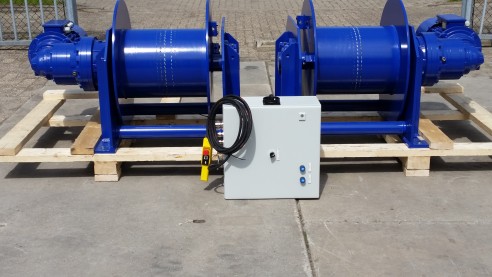 Delivery of 2 Electric Planetary Winches